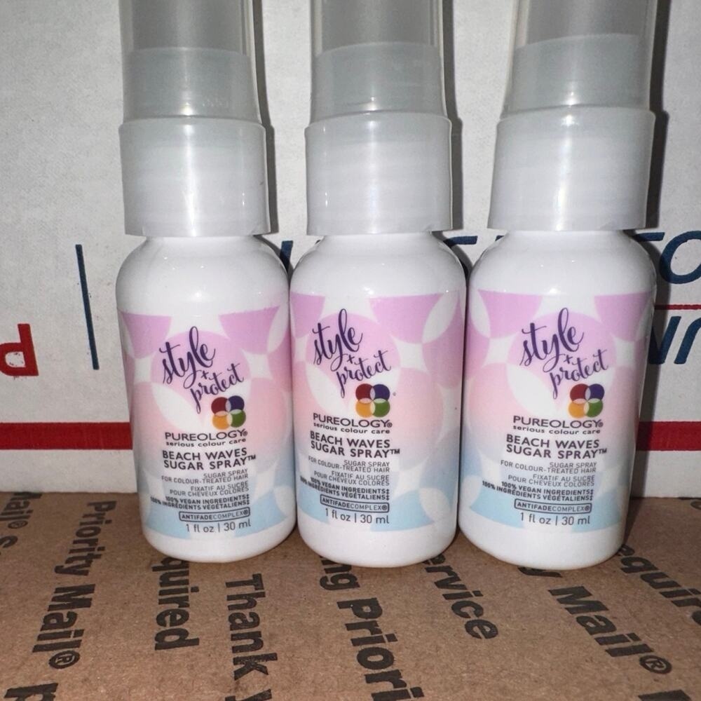 Pureology Style + Protect Beach Waves Sugar Spray TRAVEL SIZE!